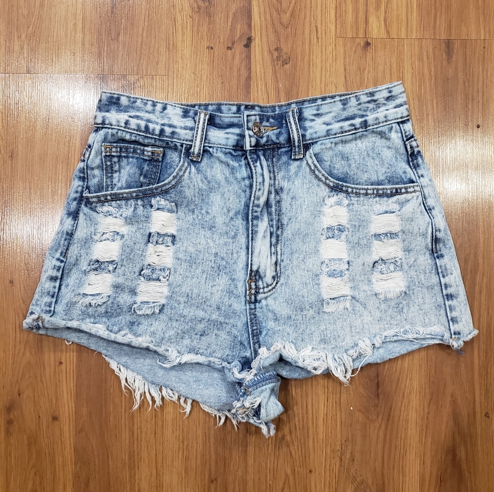 Shein jean shorts!